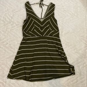 Three Hearts Knit Sleeveless Striped 70s Style Top